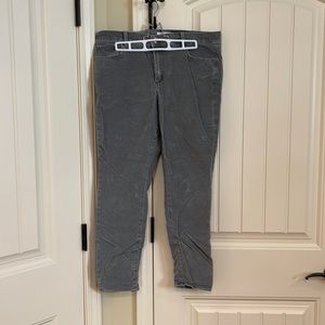 Ann Taylor Loft Skinny Velvet Jeans Lt. Grey 12P